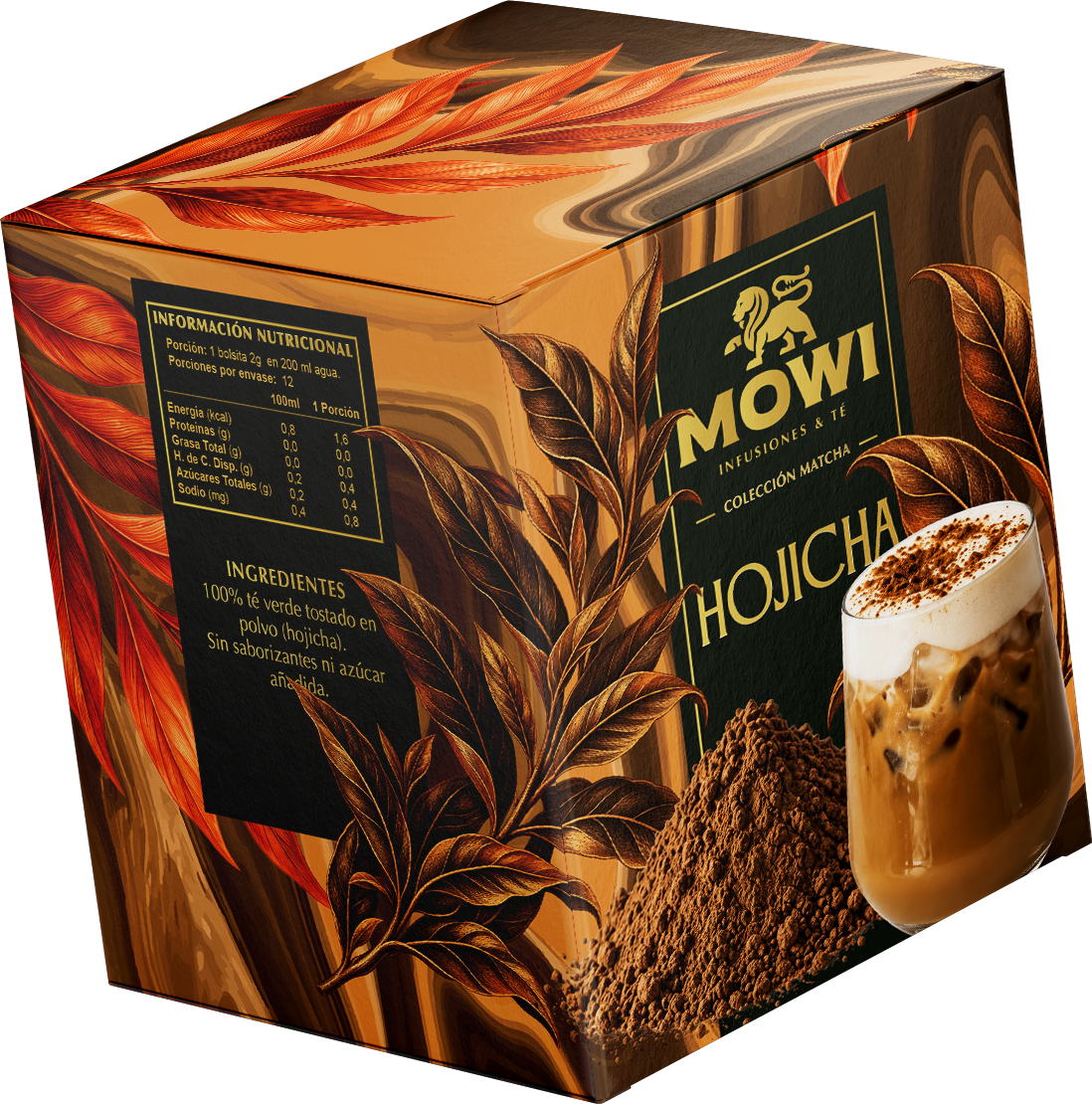 Caja MOWI Hojicha, Colección Matcha
